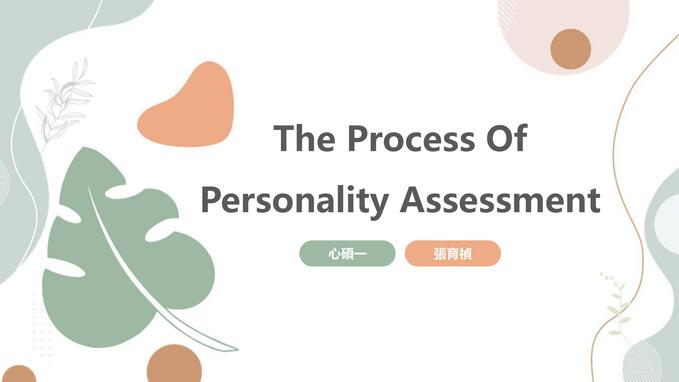 CH12 Personality Assessment